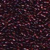 5 g 11/0 Delica, Red Lined Topaz AB