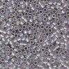 5 g 11/0 Delicas, Sparkling Pewter Lined Opal AB