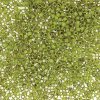 5 g 11/0 Delicas, Chartreuse Matte Picasso