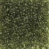 5 g 11/0 Delica, Matte Transparent Dark Olive