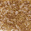 5 g 11/0 Delicas, Gold Plate Lined Champagne