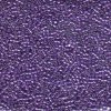 5 g 11/0 Delica, Galvanized Dark Lilac