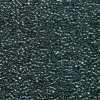 5 g 11/0 Delica, Nickel Plated Dyed Grey/Green OBS! Inneh�lle