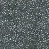 5 g 11/0 Delica, Dyed Semi-Frosted Silverlined Grey