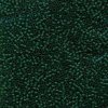 5 g 11/0 Delicas, Matted Transparent Dark Green