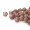 20 st Runda 8 mm, Lava Etched White Bronze