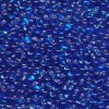 10 g Drops 3,4 mm, Transparant Silverlined Sapphire Blue