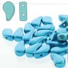 20 st Paisley 8x5 mm, Metal Luster Turquoise