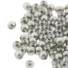 150 st 2 mm runda glasprlor i prlemor, Silver