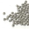 150 st 2 mm runda glasprlor i prlemor, Matt Silver