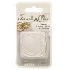 35 cm French Wire, Heavy 1,1 mm, Silver