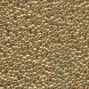 20 g 8/0 Preciosa Seedbeads, Terra Metallic Gold
