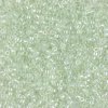 5 g 11/0 Delicas, Transparent Pale Green Mist Luster