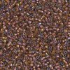 5 g 11/0 Delicas, Silverlined Glazed Dark Honey AB