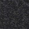 5 g 11/0 Delica, Dyed Transparant Dark Grey