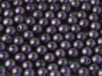  100 st runda, 3 mm, Polychrome Black Raspberry 