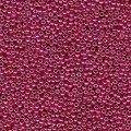  10 g 11/0 Seed Beads, Duracoat Galvanized Light Cranberry 