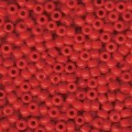  10 g 6/0 Seedbeads, Opaque Red 