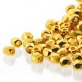  50 st Firepolished 2 mm, Crystal Gold Plated 
