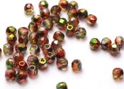 50 st Firepolished, 3 mm, Crystal Magic Apple