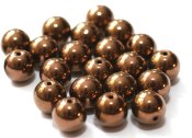 1 st Rund 8 mm, Jet Bronze
