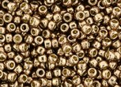 10 g 11/0 TOHO Seedbeads, PF-Galvanized Almond