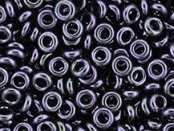 5 g Demi Round 8/0, Metallic Amethyst Gunmetal