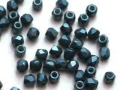 50 st Firepolished 2 mm, Pastel Petrol