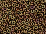 5 g Demi Round 11/0, Opaque-Pastel-Frosted-Mudbrick