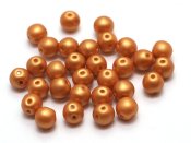 30 st Rounduo, 5 mm, Alabaster Metallic Gold