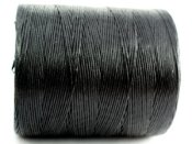 5 m vaxad bomull, 0,8 mm, black