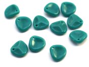 1 st Rosepetal 8 x 7 mm, Persian Turquoise