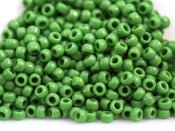 10 g 8/0 TOHO Seedbeads, Opaque Mint Green