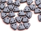 30 st Czechmates Triangles 6 mm, Pearl Coat - Steel Blue