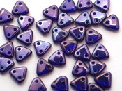 30 st Czechmates Triangles 6 mm, Cobalt - Vega