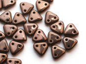 30 st Czechmates Triangles 6 mm, Dark Bronze