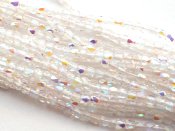 50 st Firepolished 2 mm, Crystal AB