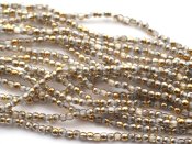 150 st runda 2 mm, Crystal Amber