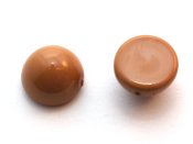 1 st Dome Bead 12 x 7 mm, Khaki