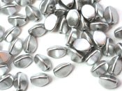 50 st Pinch beads, 5 mm, Aluminium Silver