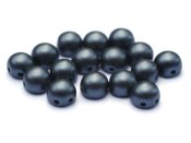 10 st 2-hls cabochoner, 6 mm, Pastel Dark Grey