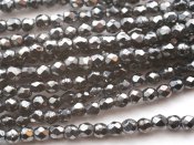 50 st Firepolished 2,5 mm, Hematite