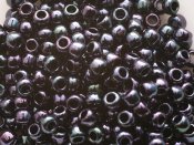 10 g 8/0 TOHO Seedbeads, Metallic Amethyst Gunmetal