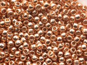 10 g 11/0 TOHO Seedbeads, Permanent Finish Galvanized Gold Rose