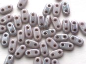 60 st Czechmates Bars, 6x3x2 mm, Luster-Opaque Amethyst