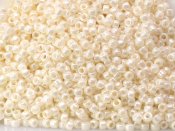 10 g 15/0 TOHO Seedbeads, Opaque-Lustered Navajo White