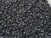 10 g 15/0 TOHO Seedbeads, Matte Color Gunmetal