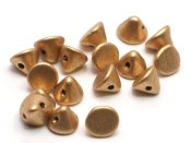 20 st Button Beads, 4 mm, Aztec Gold