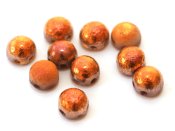 10 st 2-hls cabochoner, 6 mm, Crystal Etched Sunset Full