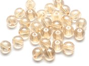 30 st runda, 6 mm, Crystal Champagne Luster